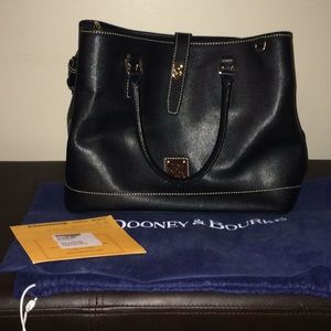 Dooney & Bourke Black Saffiano Satchel